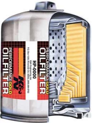 Yamaha FJR1300A Oil Filter - K&N Engineering - Wrench-Off, High-Flow - `01-`12